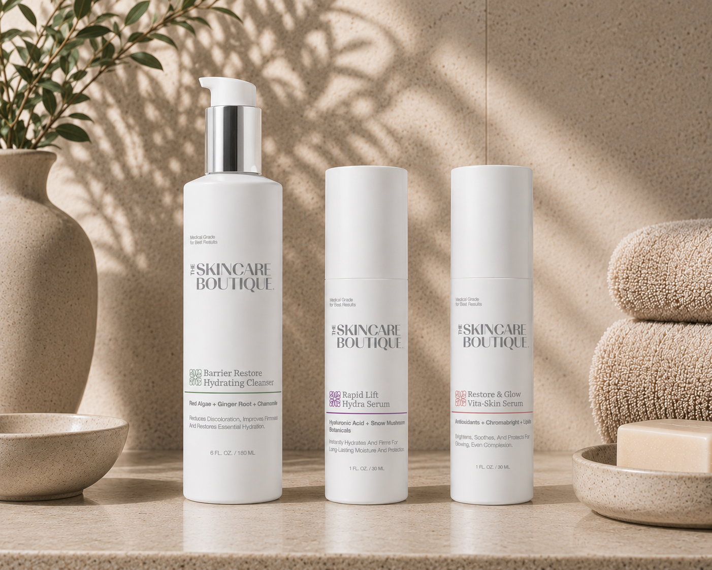 Dehydrated skin showing tightness and dullness — guide to dry vs dehydrated skin by The Skincare Boutique