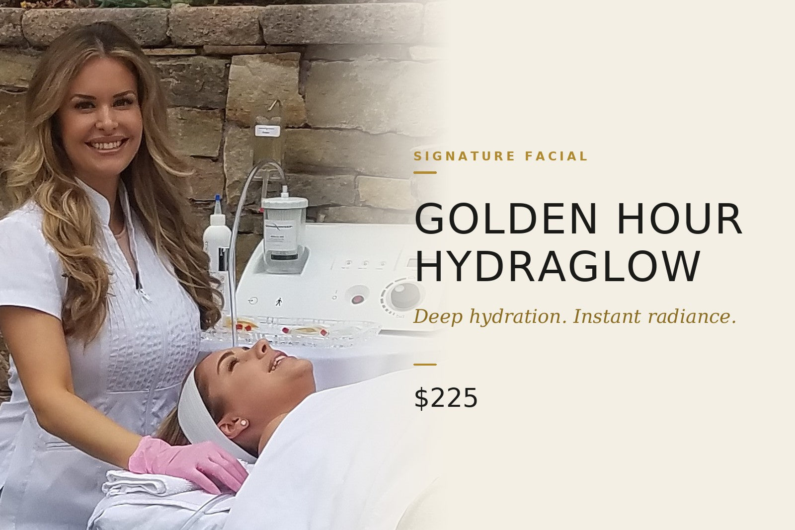 GOLDEN HOUR HYDRAGLOW FACIAL