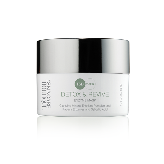 Paraben-Free At Home Facial Detox & Revive Enzyme Mask Clear Skin 