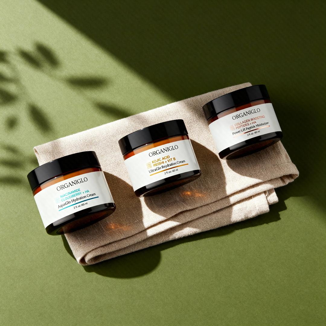 Three moisturizers from The Skincare Boutique clean beauty skincare collection