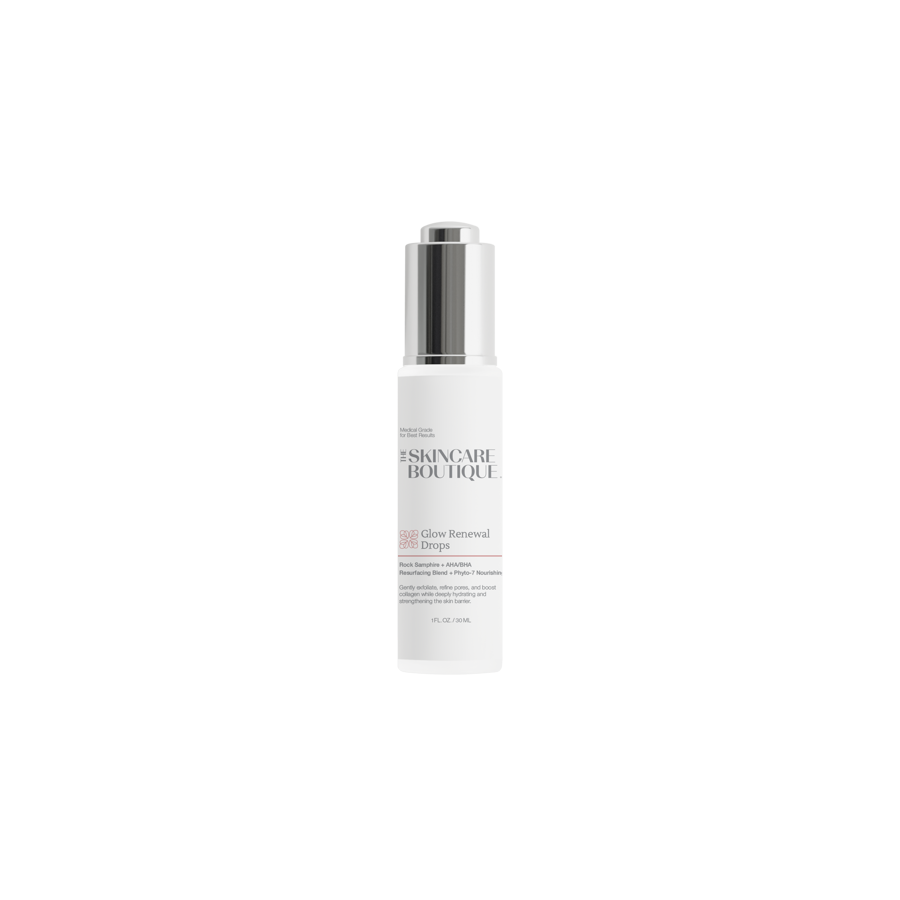 Skincare bottle with a white background