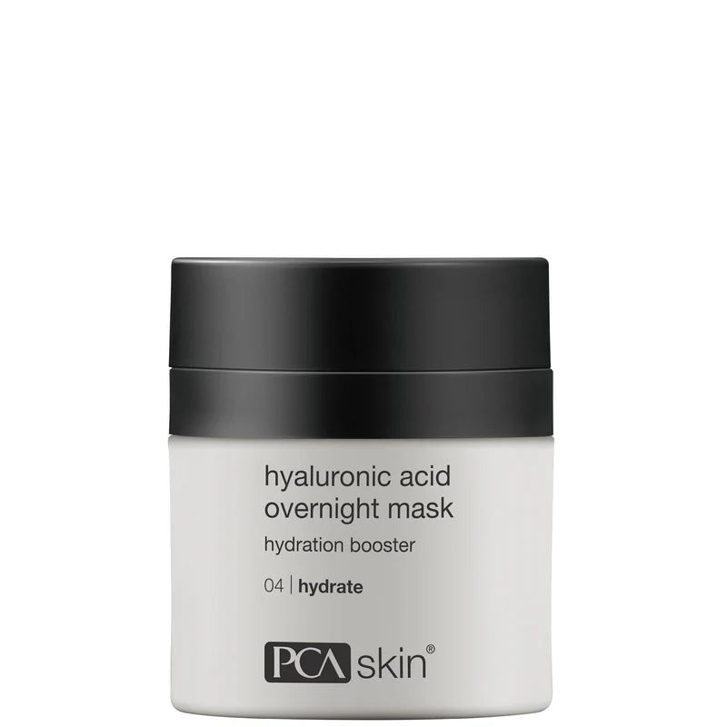 PCA Skin hyaluronic acid overnight mask on a white background