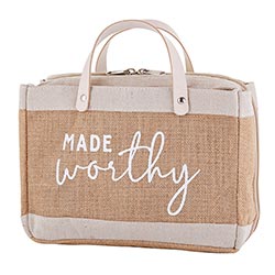 Load image into Gallery viewer, Bible Cover Tote - Made Worthy
