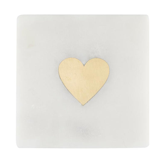 Load image into Gallery viewer, Marble Coasters Set - Heart
