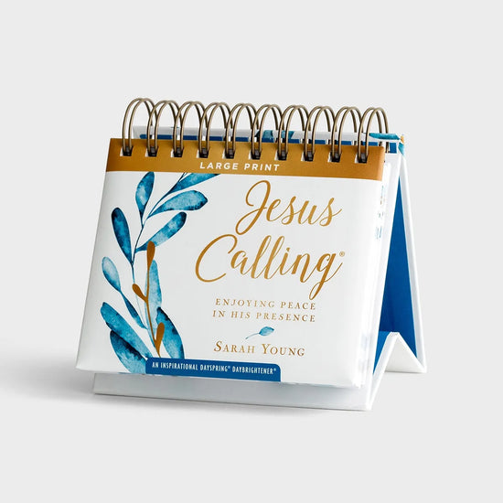 Jesus Calling: Enjoying Peace in His Presence - Large Print - Perpetual Calendar