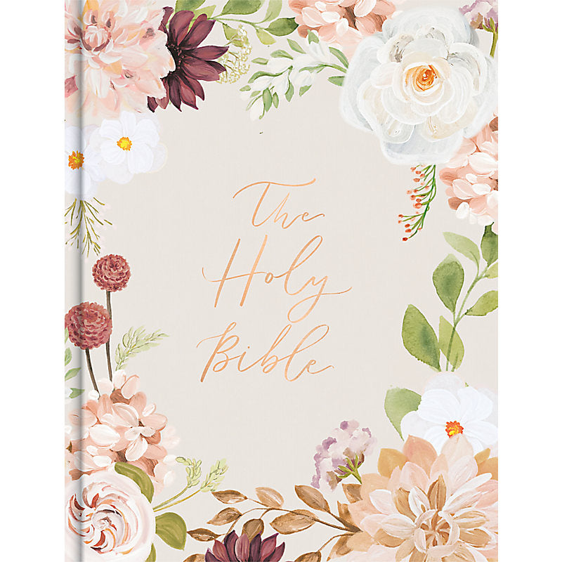 CSB Notetaking Bible, Large Print Hosanna Revival Edition, Blush Cloth-Over-Board